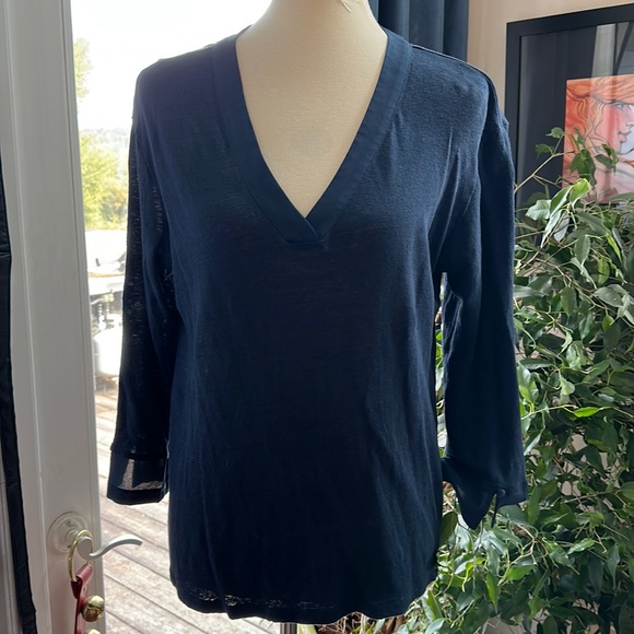 Almost There Black Linen Top by Sanctuary main image 1